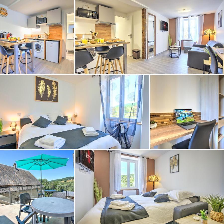 Le Sabot - Netflix/Wi-Fi Fibre/Terasse - 4 Pers Appartement Banassac Buitenkant foto