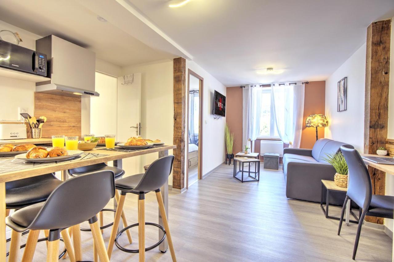 Le Sabot - Netflix/Wi-Fi Fibre/Terasse - 4 Pers Appartement Banassac Buitenkant foto